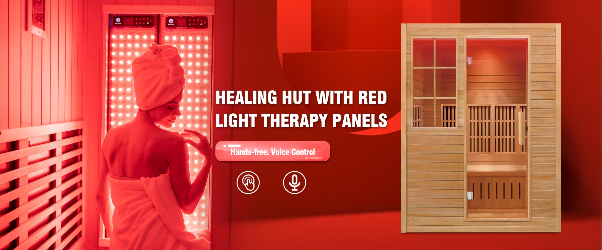 China Sauna Room Infrared Red Light ကုထုံး